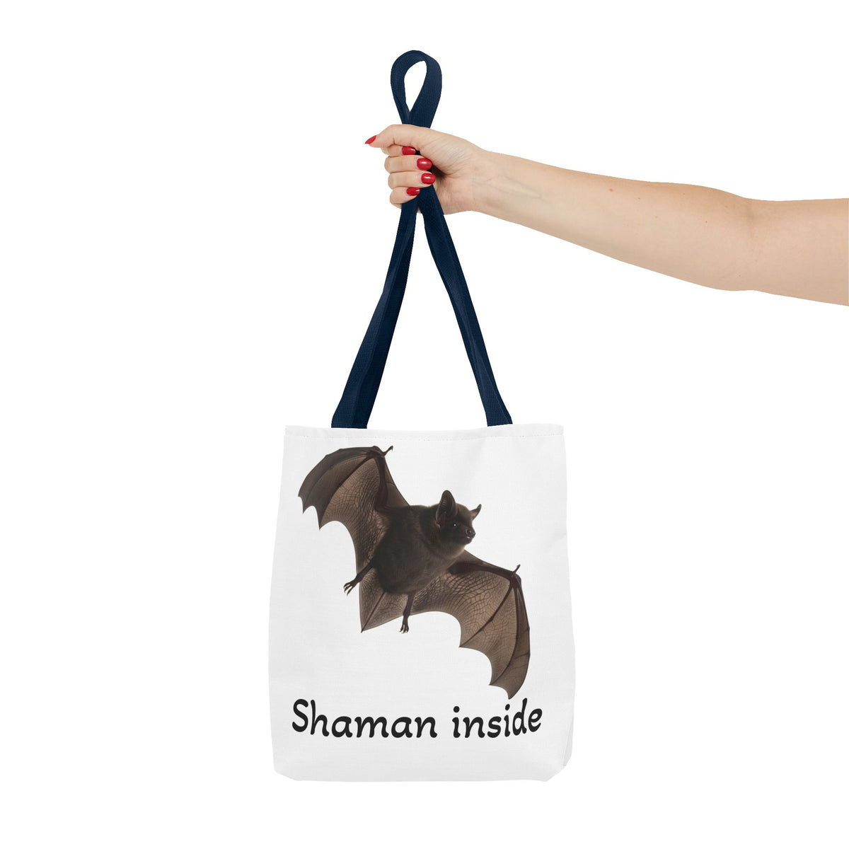 Shaman Inside Tote Bag – Bat Spirit Animal Canvas Tote