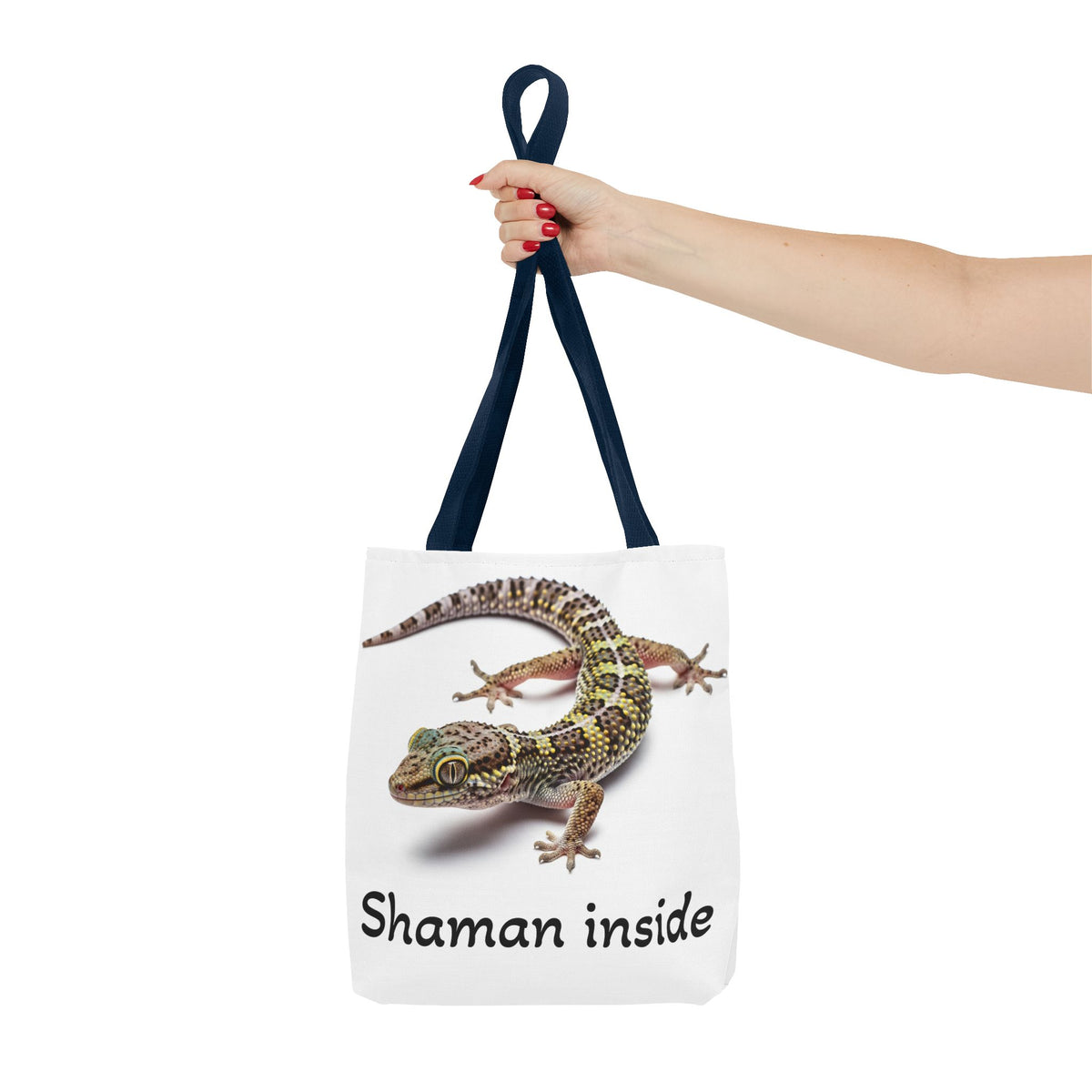 Tote — 'Shaman Inside' Gecko Graphic Tote Bag