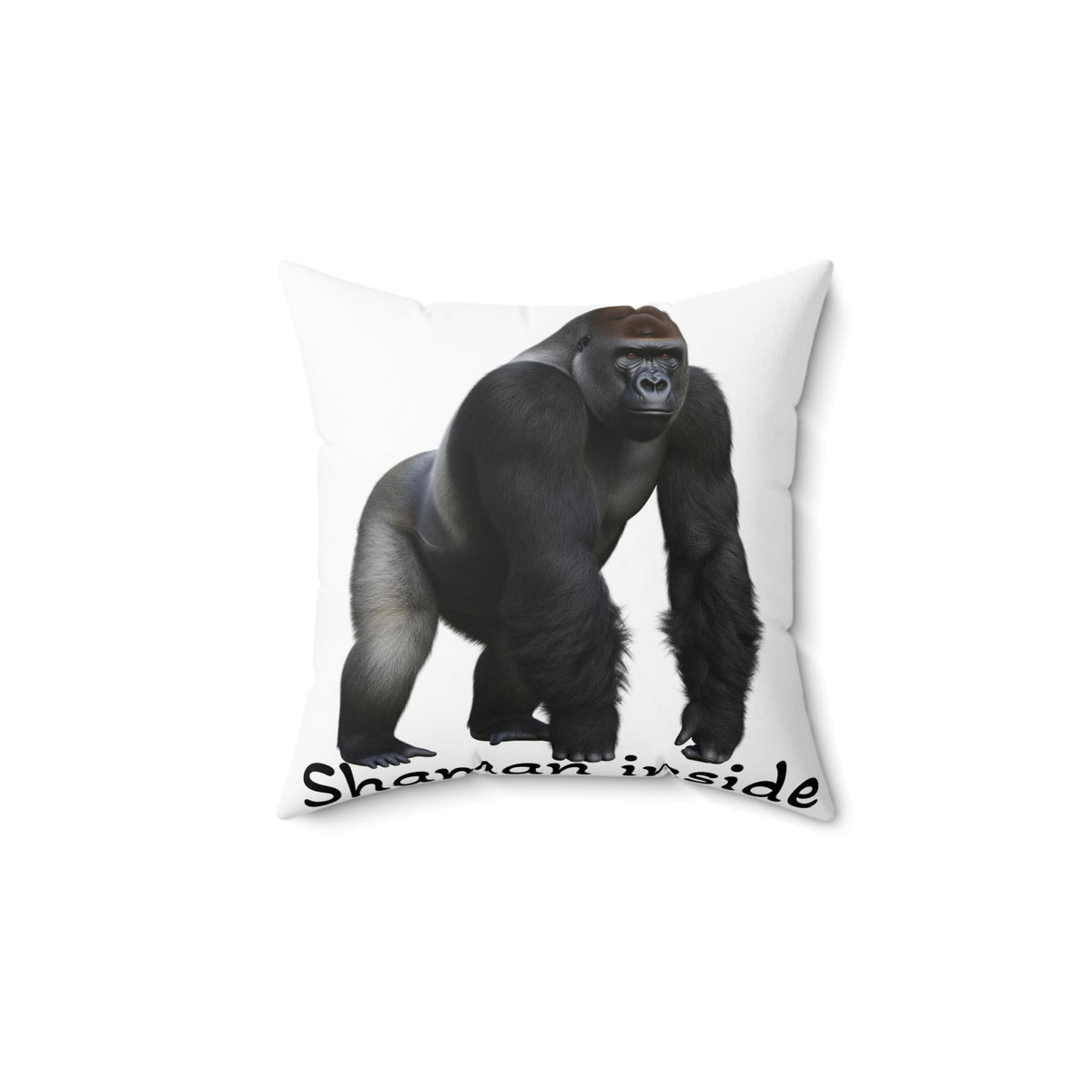Shaman Inside Gorilla Square Pillow
