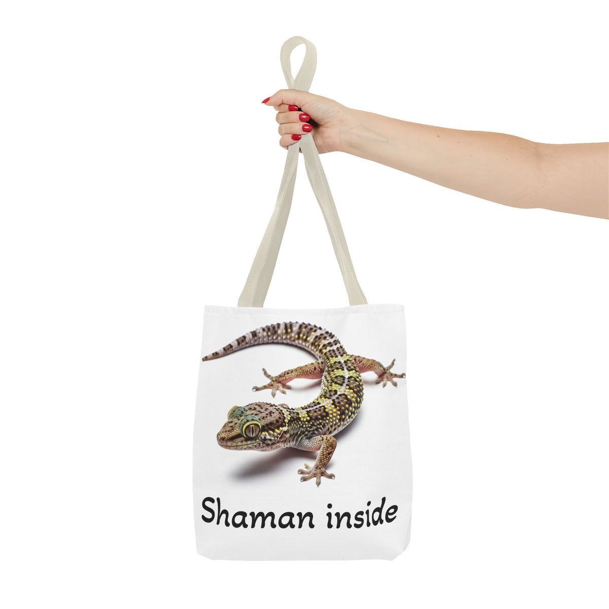 Tote — 'Shaman Inside' Gecko Graphic Tote Bag