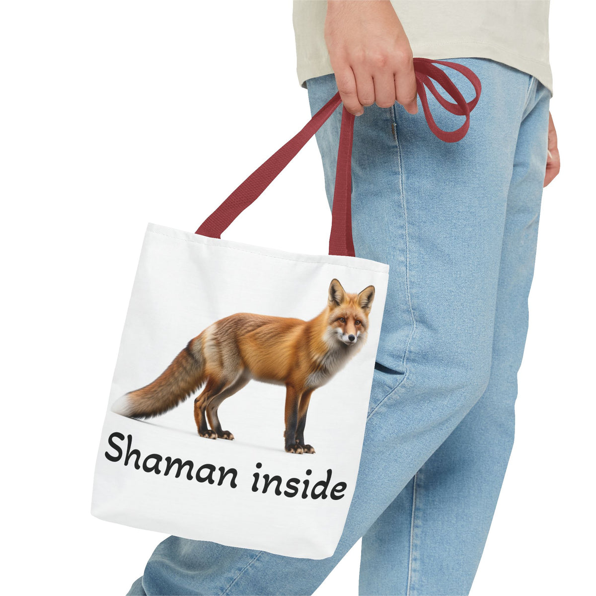 Fox 'Shaman Inside' Tote Bag
