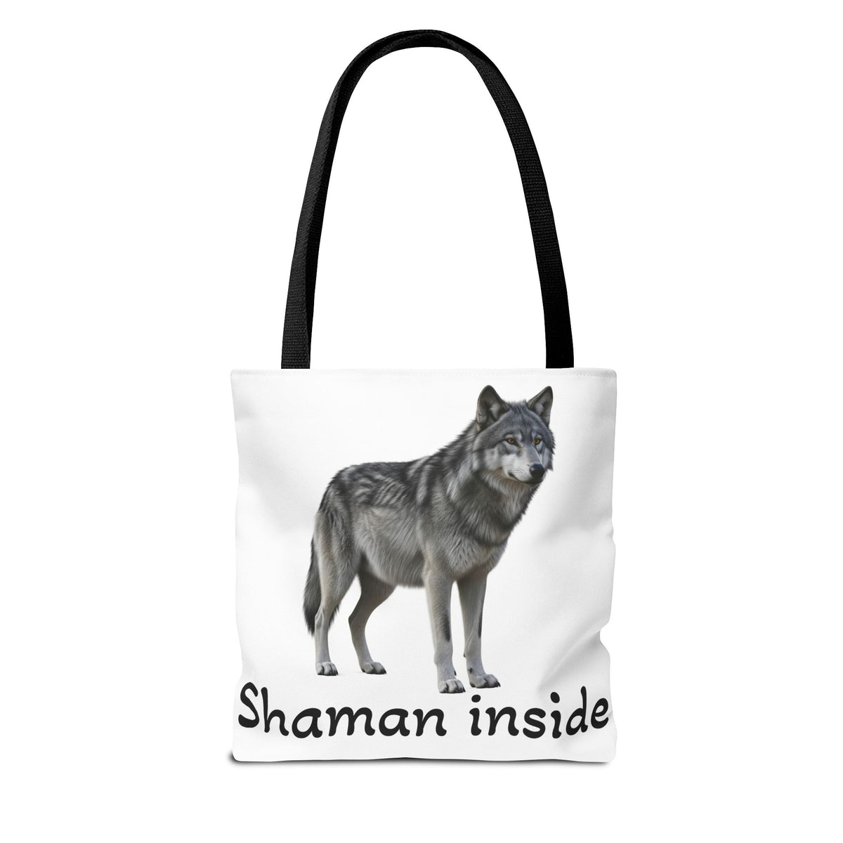Borsa tote Lupo 'Shaman Inside' – Borsa in tela natura spirituale