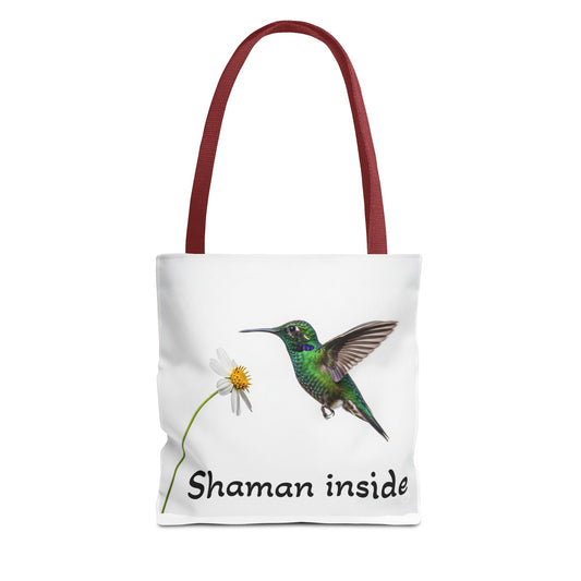 Hummingbird 'Shaman Inside' Tote Bag — Spiritual Nature Shopper