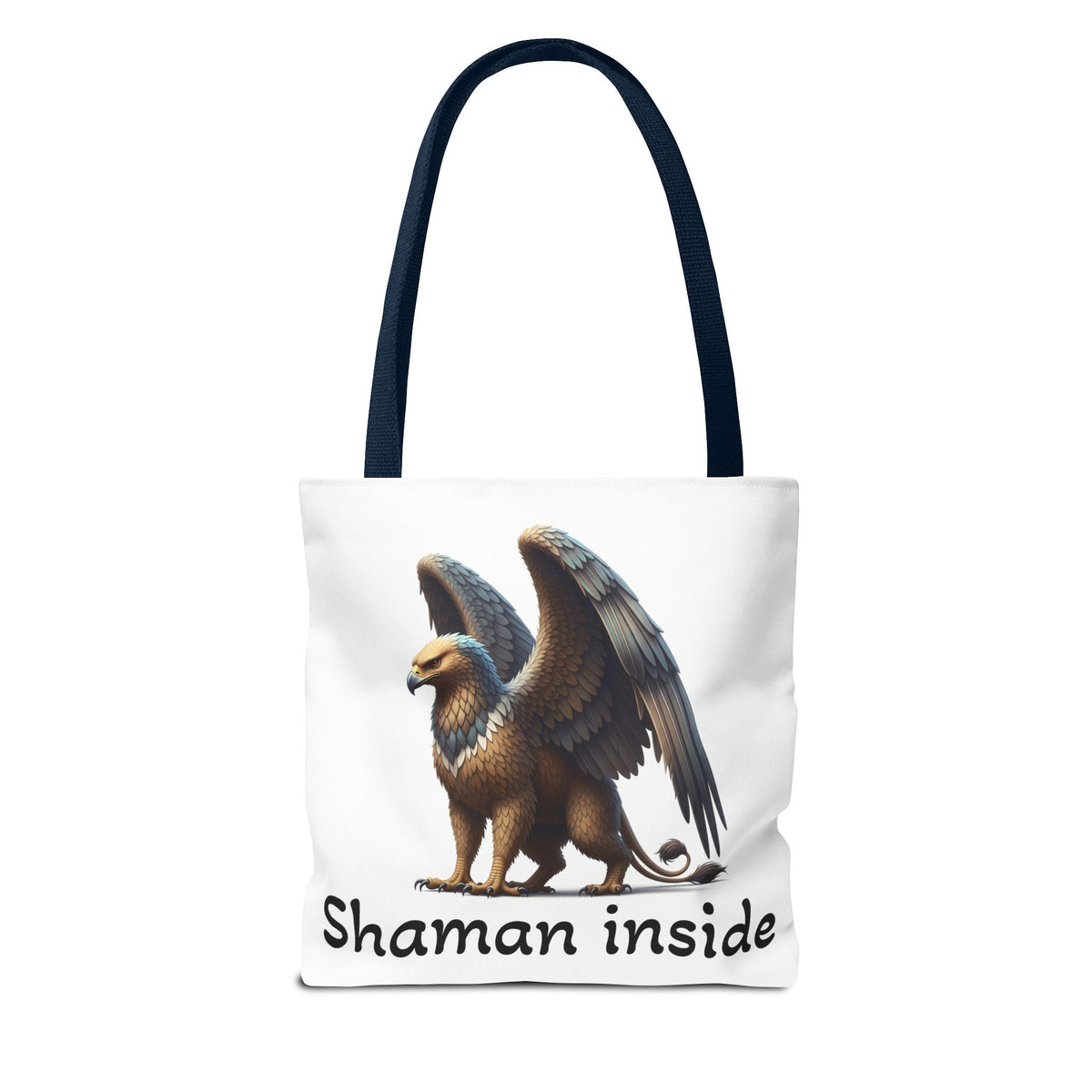 Borsa Tote Shaman Inside — Borsa Tote Mythical Griffon AOP per Regali Spirituali e Pagani