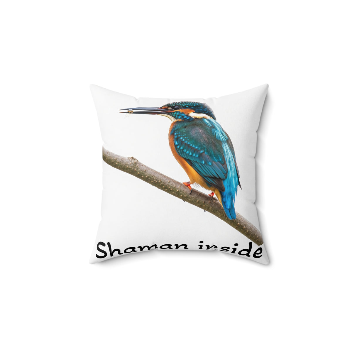 Cuscino con Martin Pescatore — Cuscino decorativo "Shaman Inside"