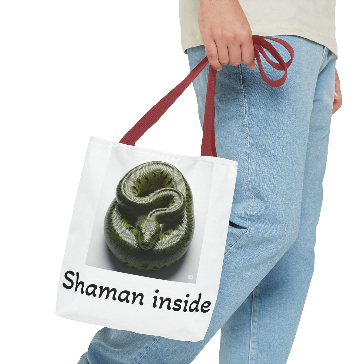 Tote Bag — 'Shaman Inside' Anaconda Spirit Tote