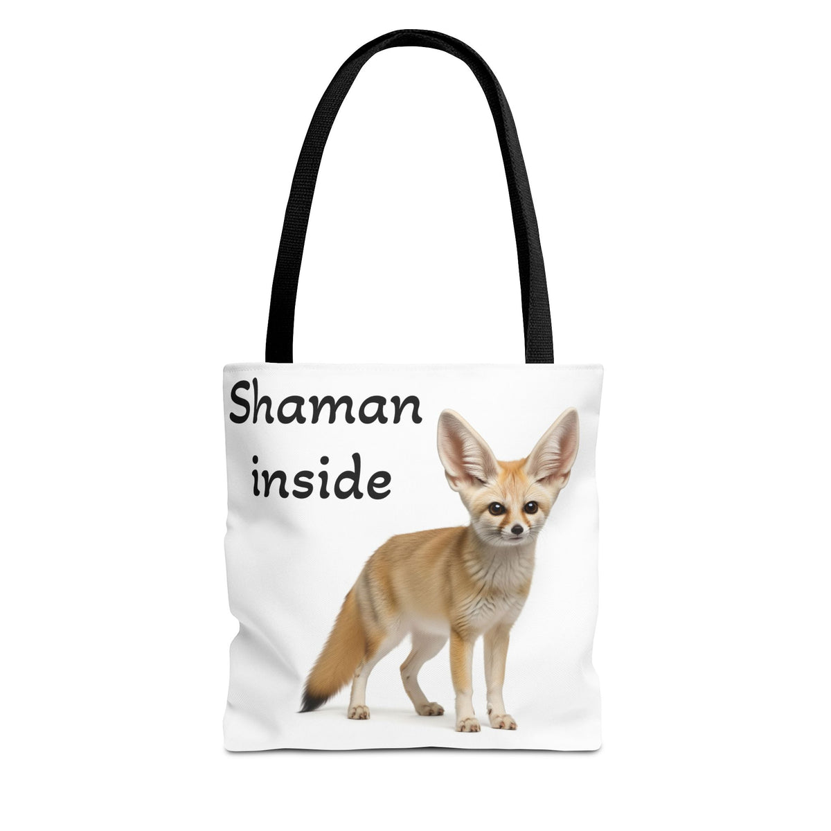 Borsa tote Shaman Inside Fennec Fox – Graziosa borsa per la spesa e per tutti i giorni con stampa di animale spirituale