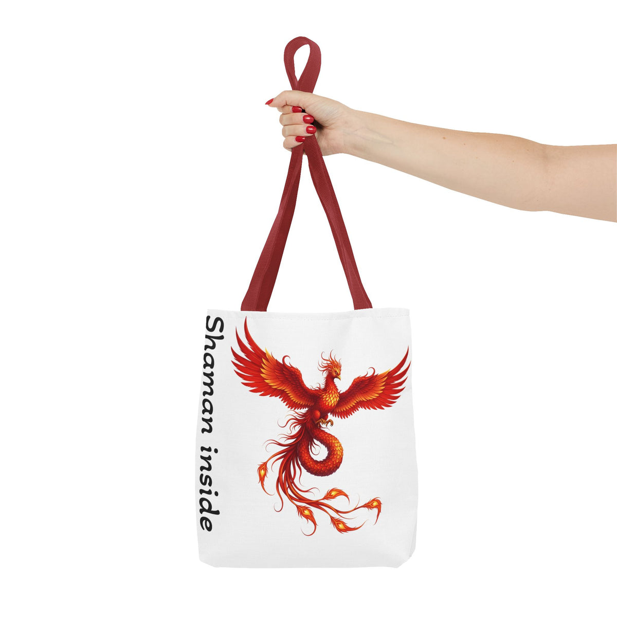 Borsa Phoenix - Borsa boho spirituale 'Shaman Inside' per l'uso quotidiano
