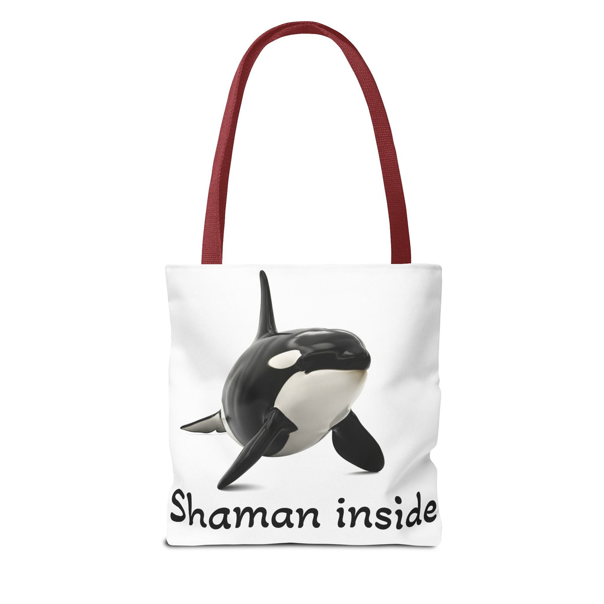 Orca "Shaman Inside" Tote Bag – Spiritual Whale Beach Market Bag