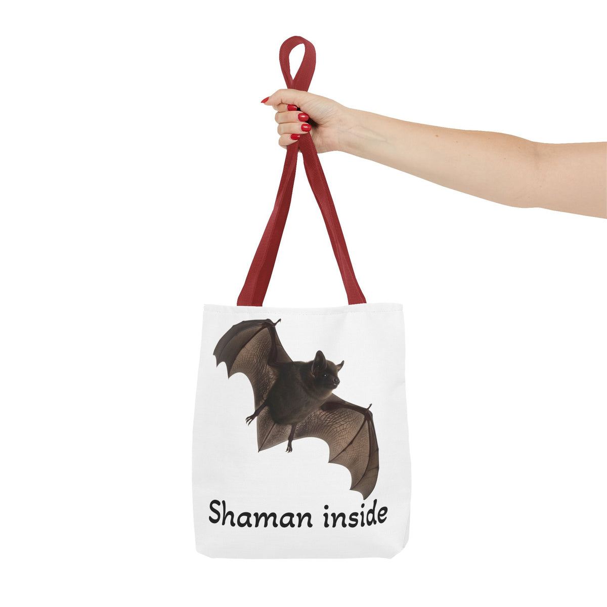 Shaman Inside Tote Bag – Bat Spirit Animal Canvas Tote
