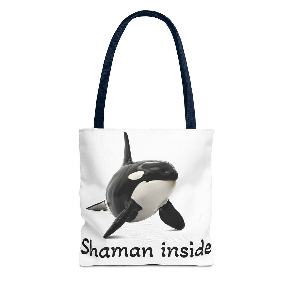 Orca "Shaman Inside" Tote Bag – Spiritual Whale Beach Market Bag