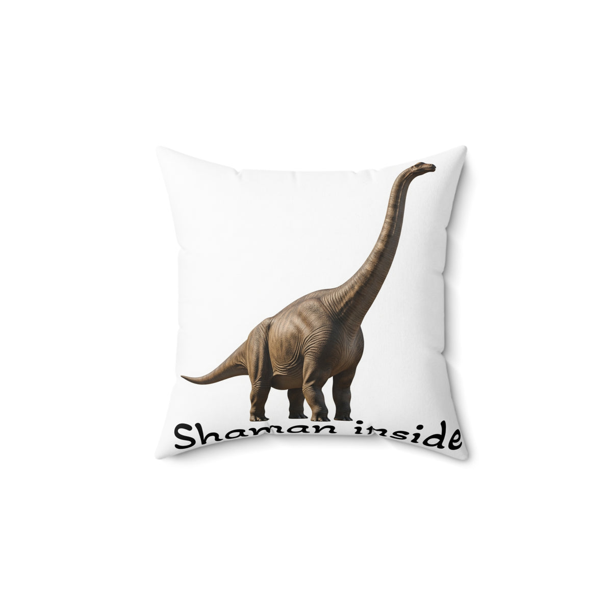 Cuscino decorativo a tema dinosauri - 'Shaman Inside'