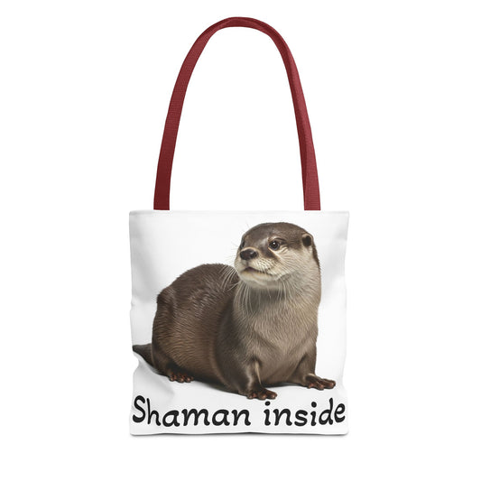 Otter "Shaman Inside" Tote Bag - Cute Animal Boho Shopper