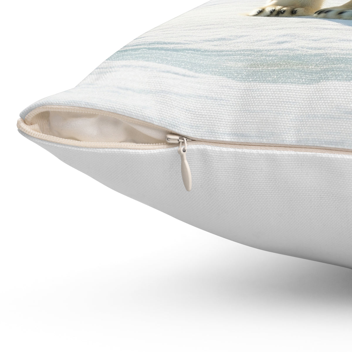 Polar Bear "Shaman Inside" Decorative Pillow
