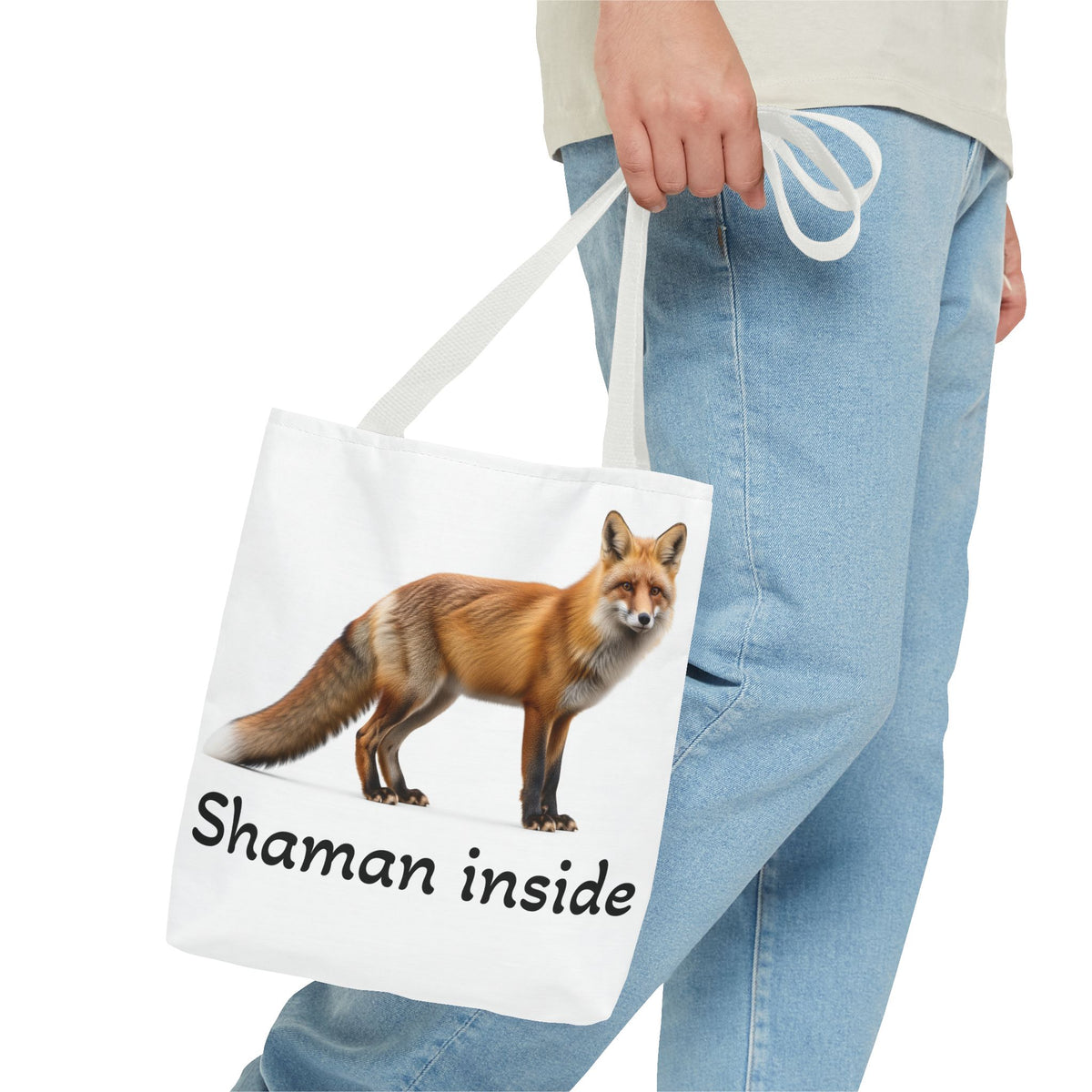 Fox 'Shaman Inside' Tote Bag