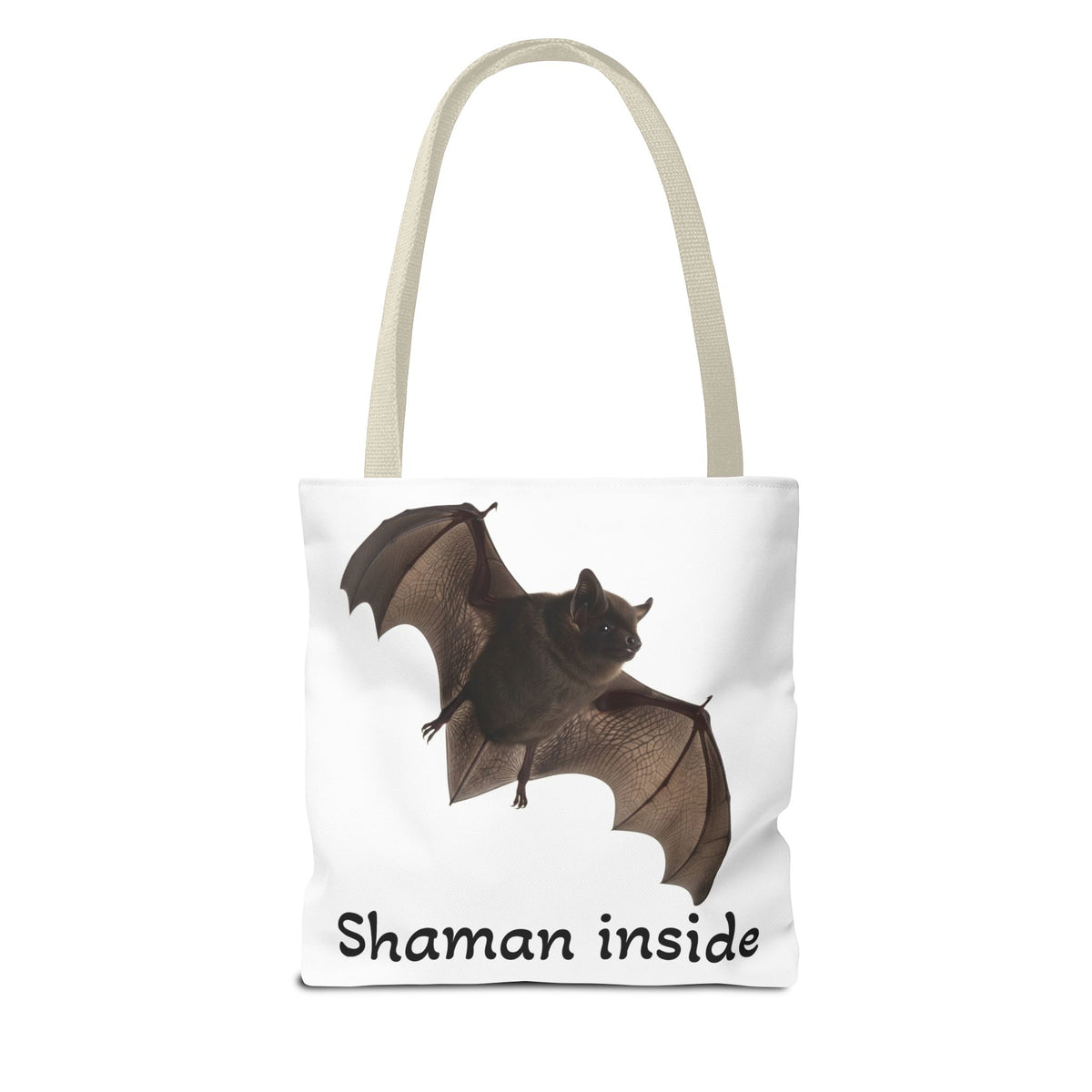 Shaman Inside Tote Bag – Bat Spirit Animal Canvas Tote
