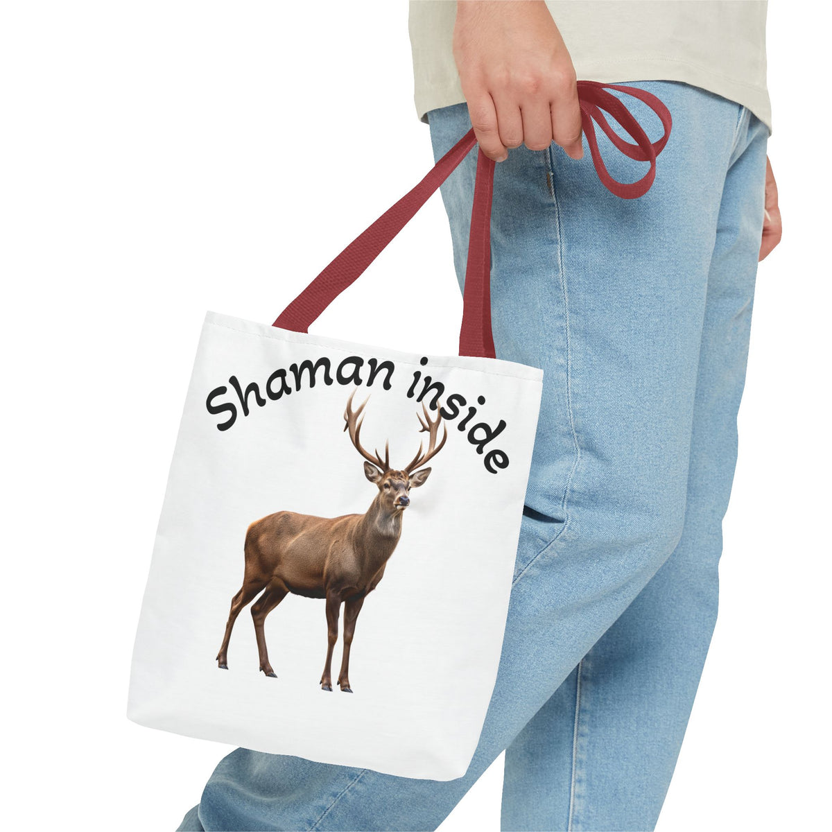 Shaman Inside Deer Tote Bag