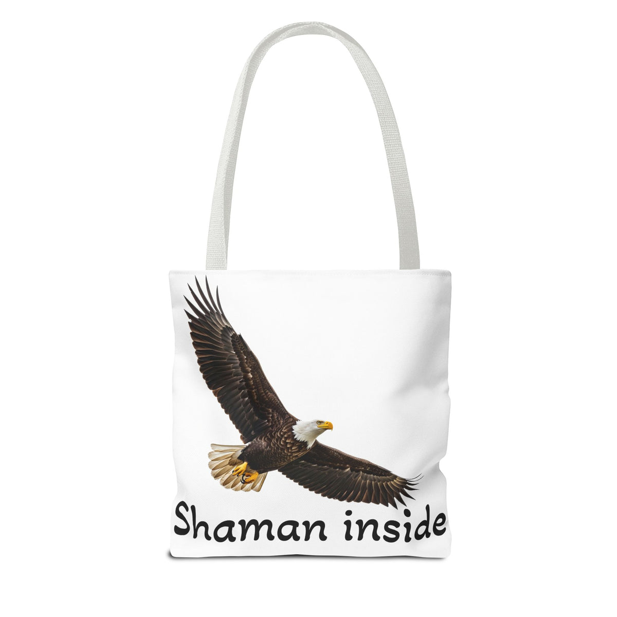 Bald Eagle 'Shaman Inside' Tote Bag
