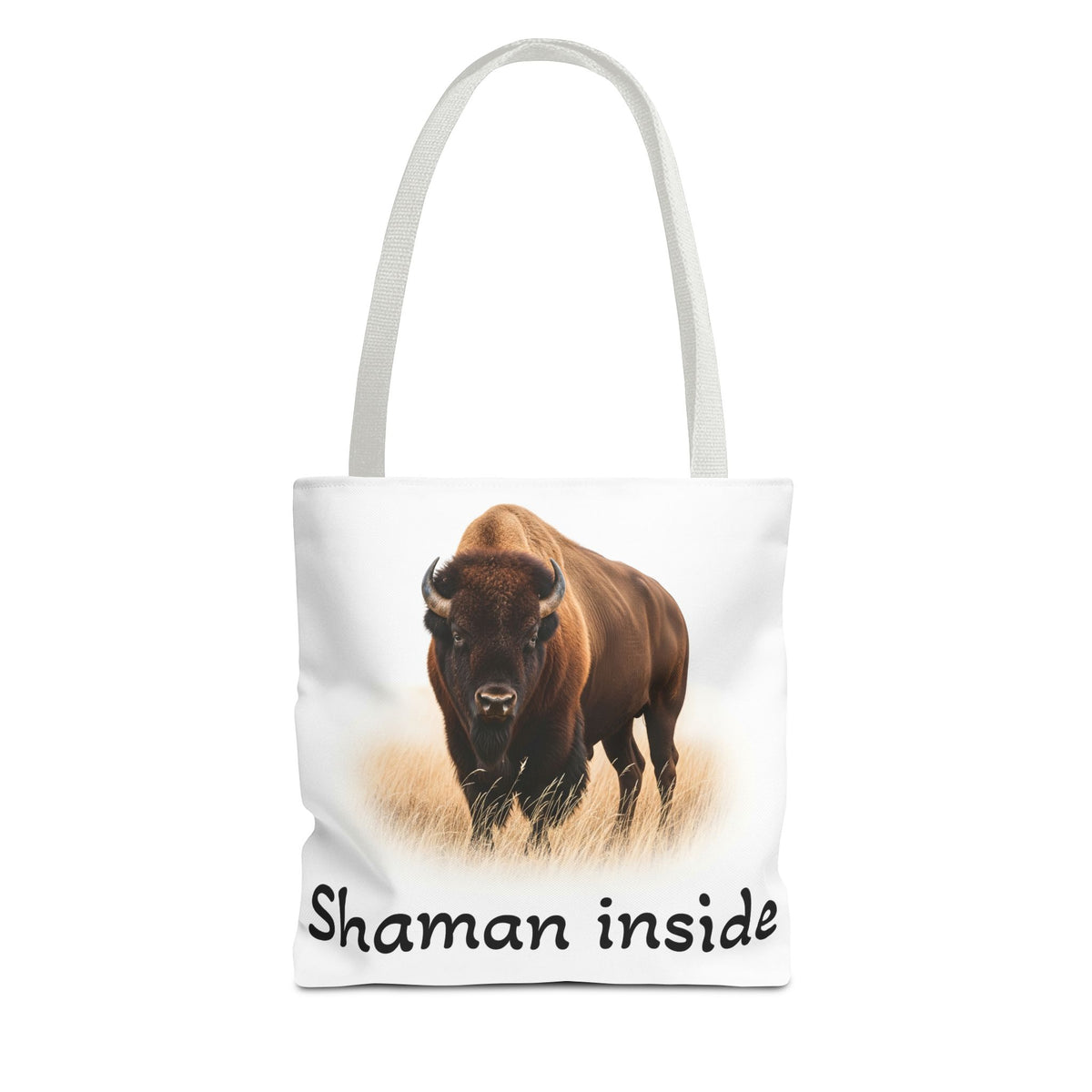 Buffalo 'Shaman Inside' Tote Bag