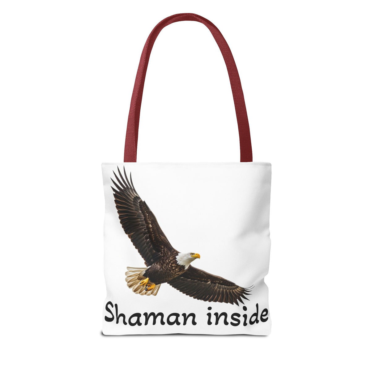 Bald Eagle 'Shaman Inside' Tote Bag