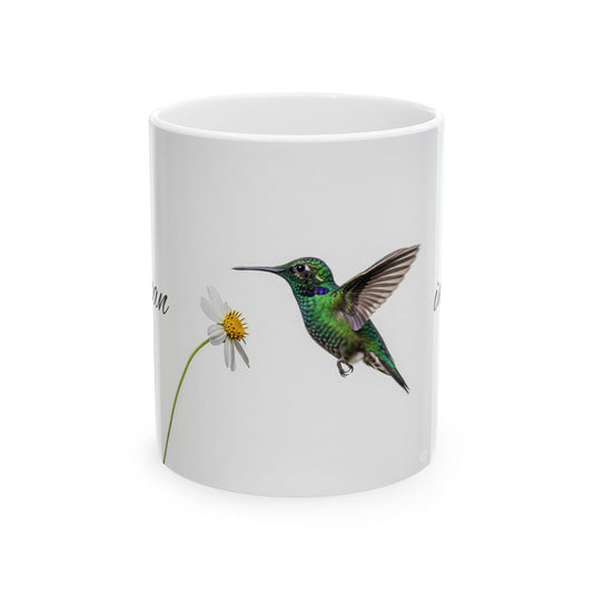 🪶 Tazza con spirito colibrì – Gioia in movimento 
