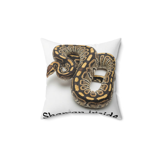Cuscino decorativo con pitone reale — Cuscino d'arredo con foto realistica di serpente