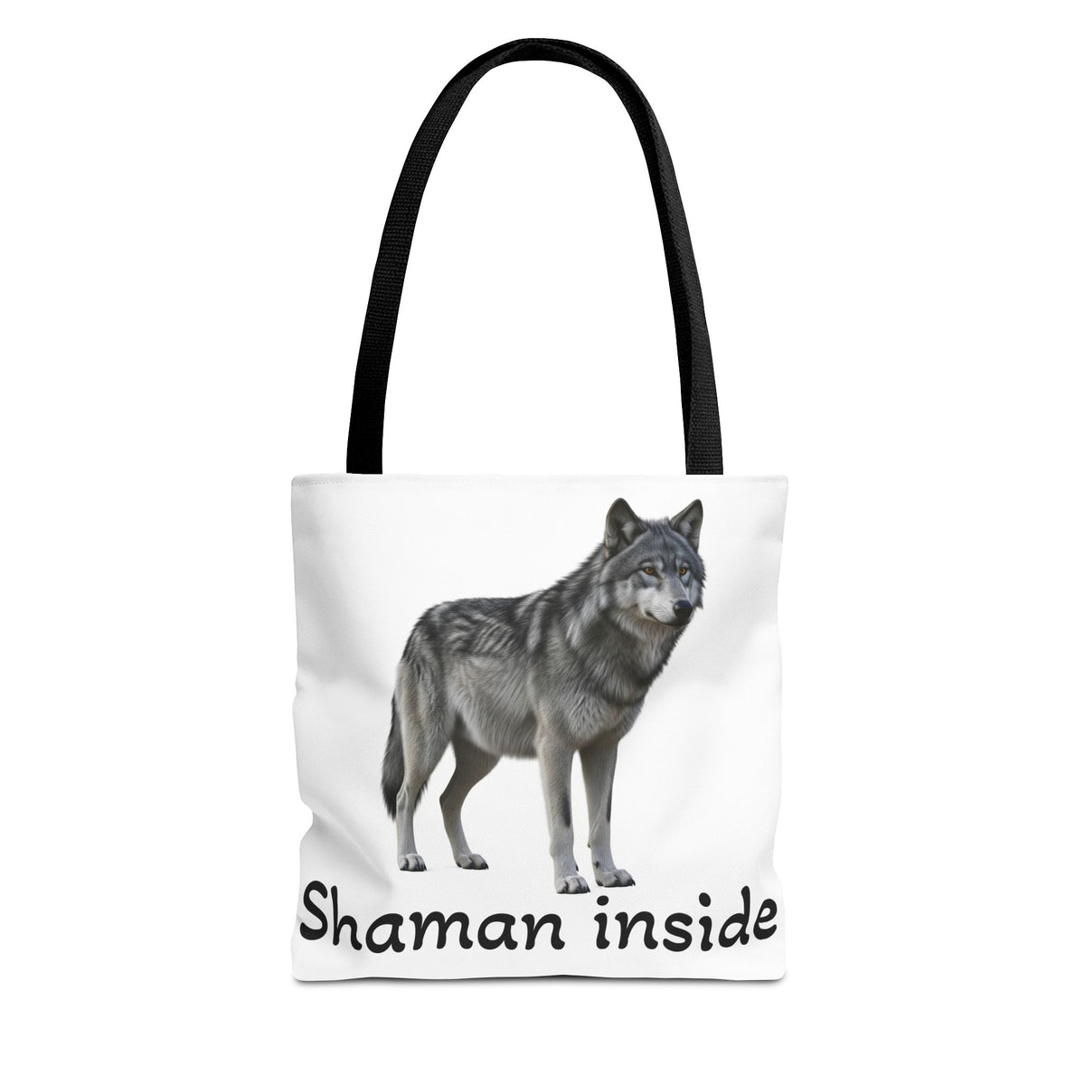 Borsa tote Lupo 'Shaman Inside' – Borsa in tela natura spirituale