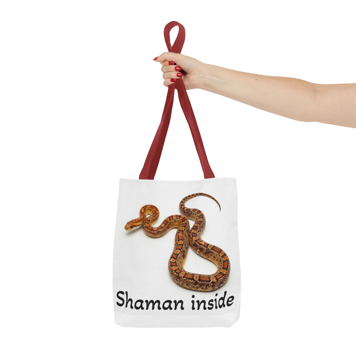 Shaman Inside Snake Tote Bag – Boho Spiritual AOP Carryall