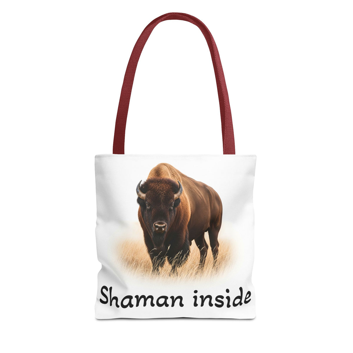 Buffalo 'Shaman Inside' Tote Bag
