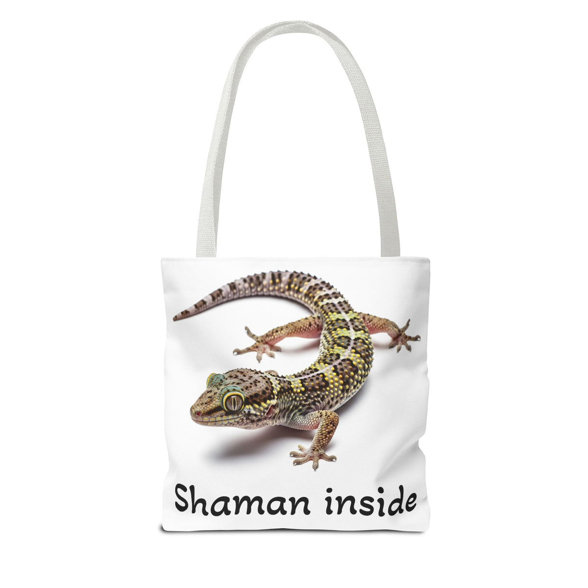 Tote — 'Shaman Inside' Gecko Graphic Tote Bag