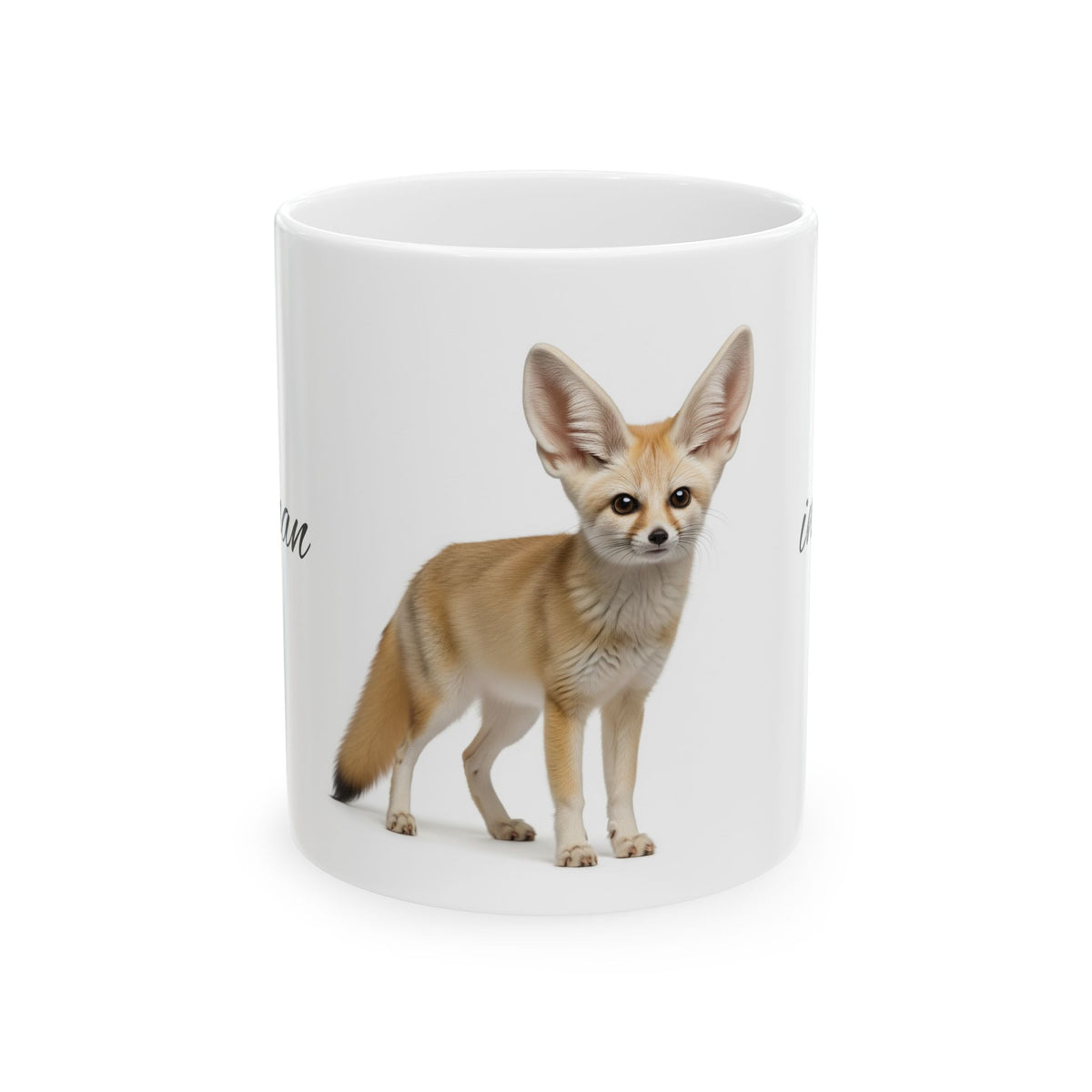 🦊 Fennec Spirit Mug – Quiet Alertness