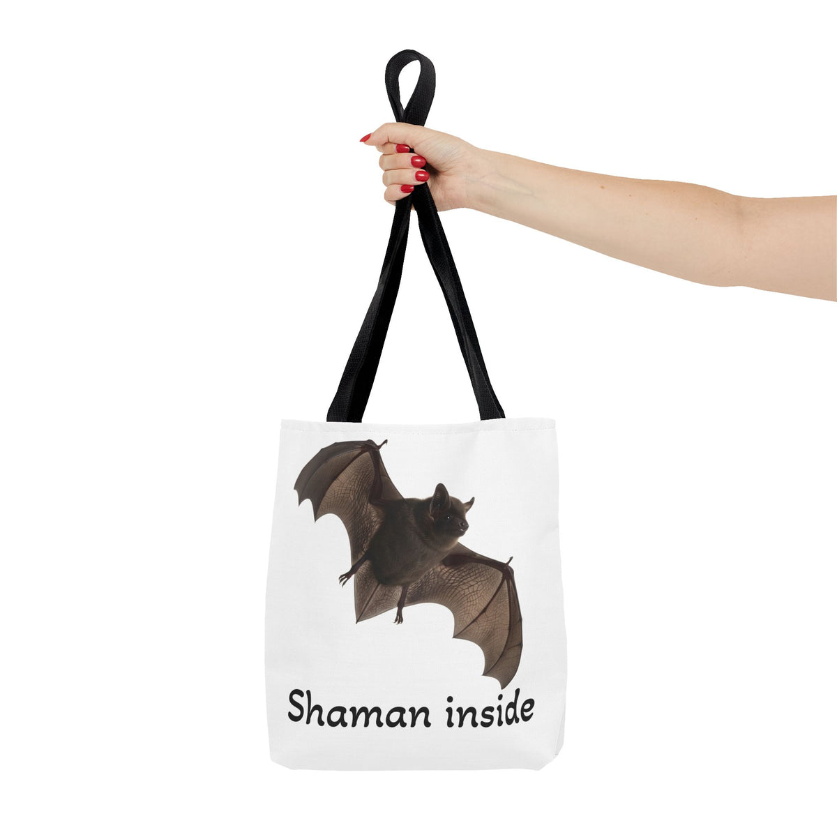 Shaman Inside Tote Bag – Bat Spirit Animal Canvas Tote