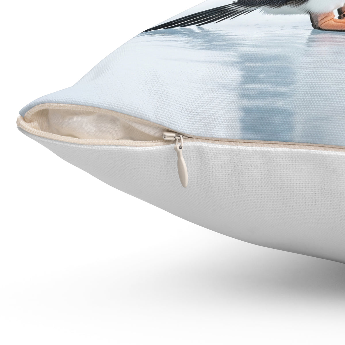 Cuscino decorativo pinguino 'Shaman Inside' - Cuscino d'arredo divertente con animale