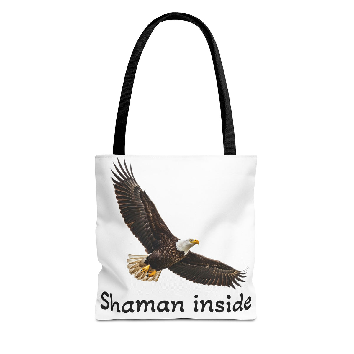 Bald Eagle 'Shaman Inside' Tote Bag