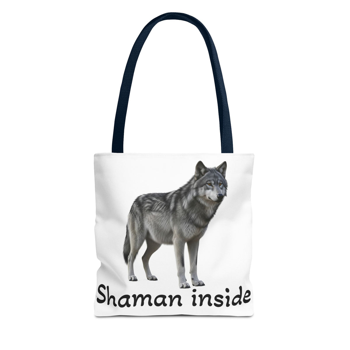 Borsa tote Lupo 'Shaman Inside' – Borsa in tela natura spirituale