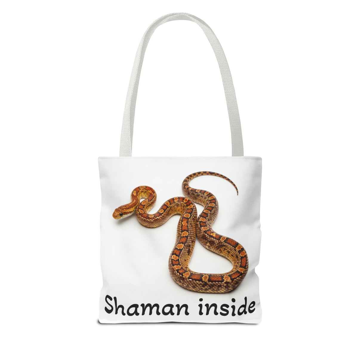 Shaman Inside Snake Tote Bag – Boho Spiritual AOP Carryall