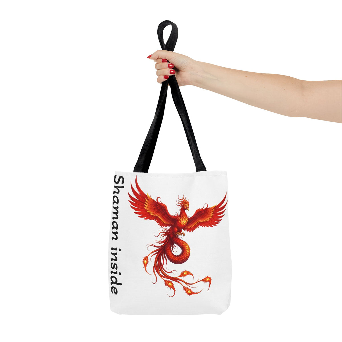 Borsa Phoenix - Borsa boho spirituale 'Shaman Inside' per l'uso quotidiano