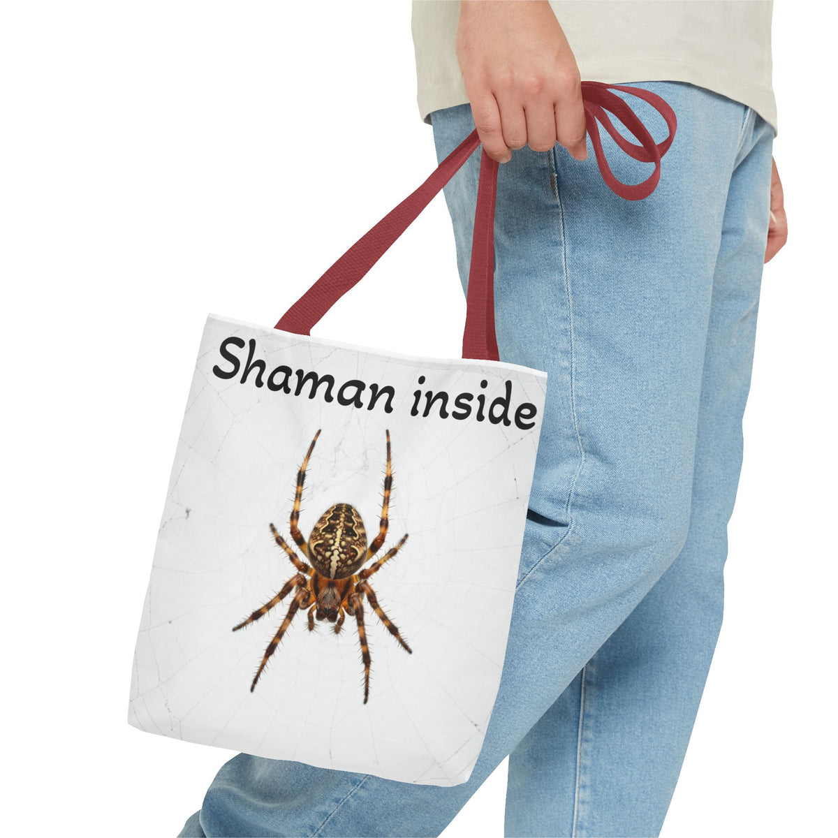 Tote Bag — "Shaman Inside" Spider Graphic Tote