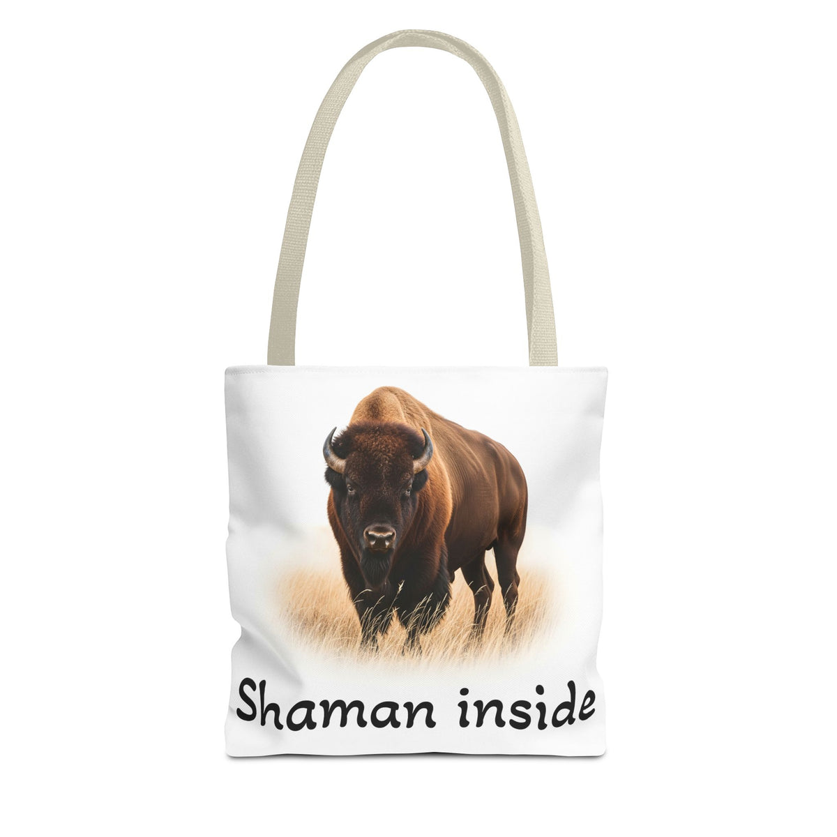 Buffalo 'Shaman Inside' Tote Bag