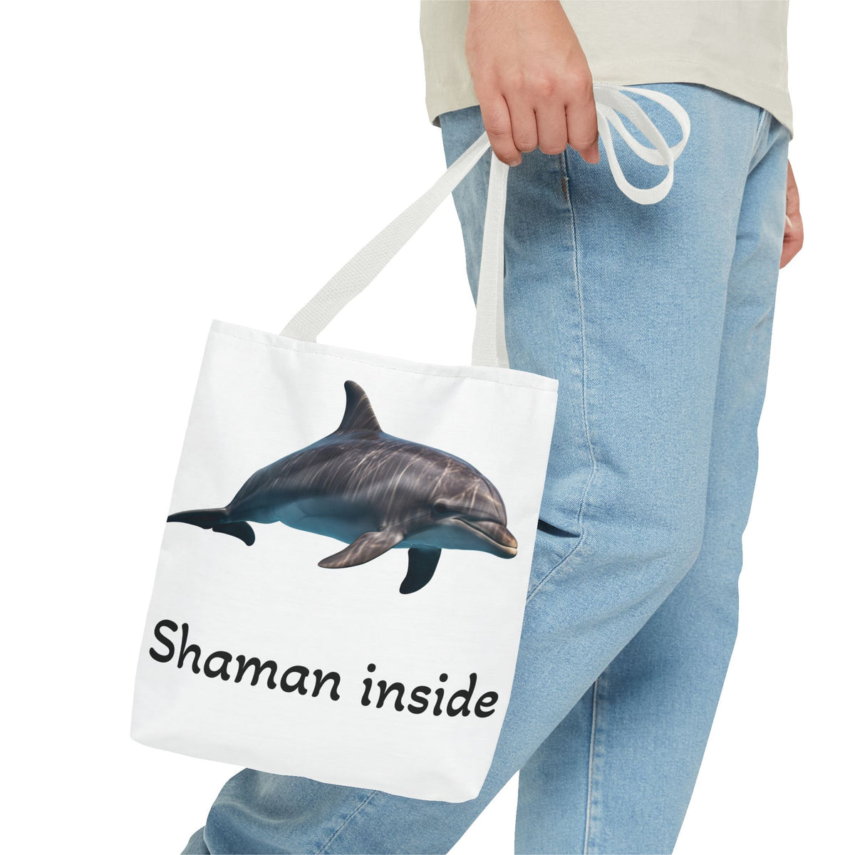 Borsa tote con grafica "Shaman Inside" di Dolphin