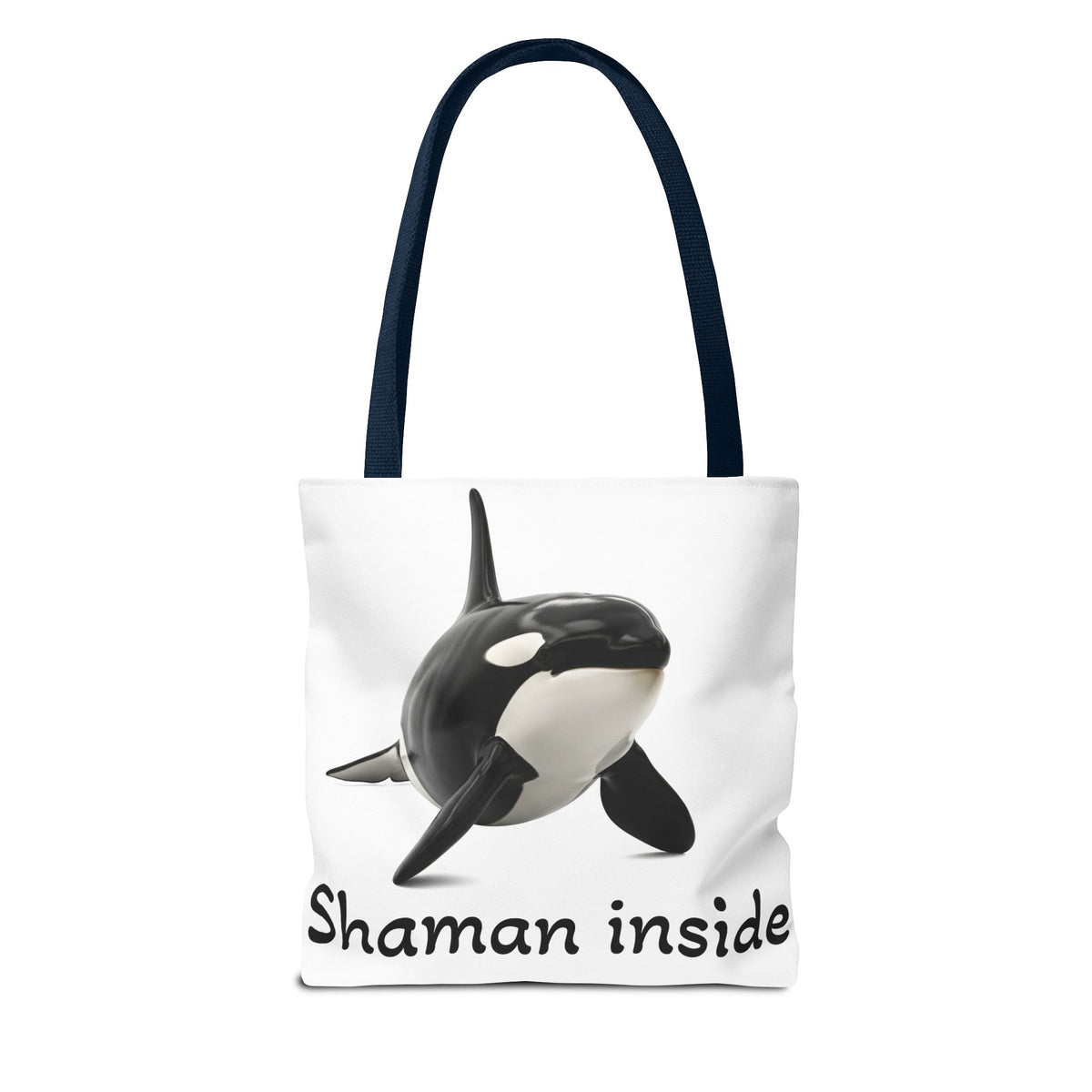 Orca "Shaman Inside" Tote Bag – Spiritual Whale Beach Market Bag
