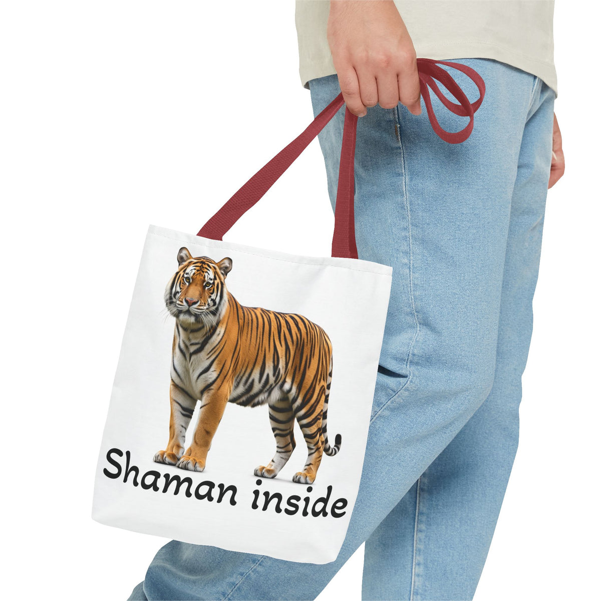 Tiger "Shaman Inside" Tote Bag