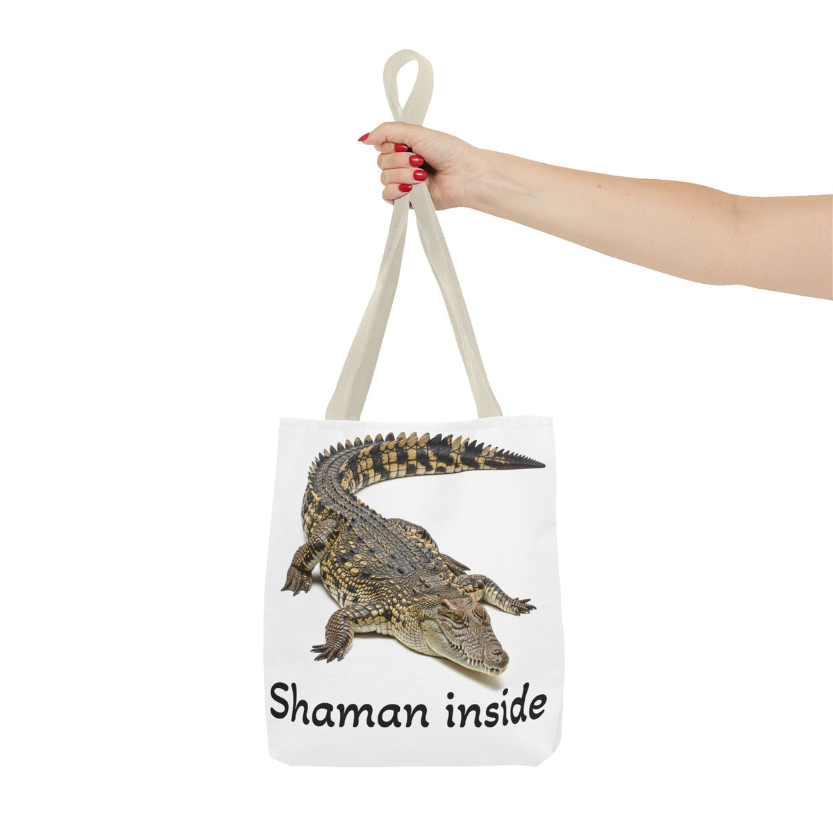 Crocodile "Shaman Inside" Tote Bag