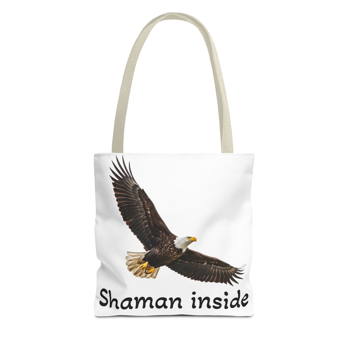 Bald Eagle 'Shaman Inside' Tote Bag