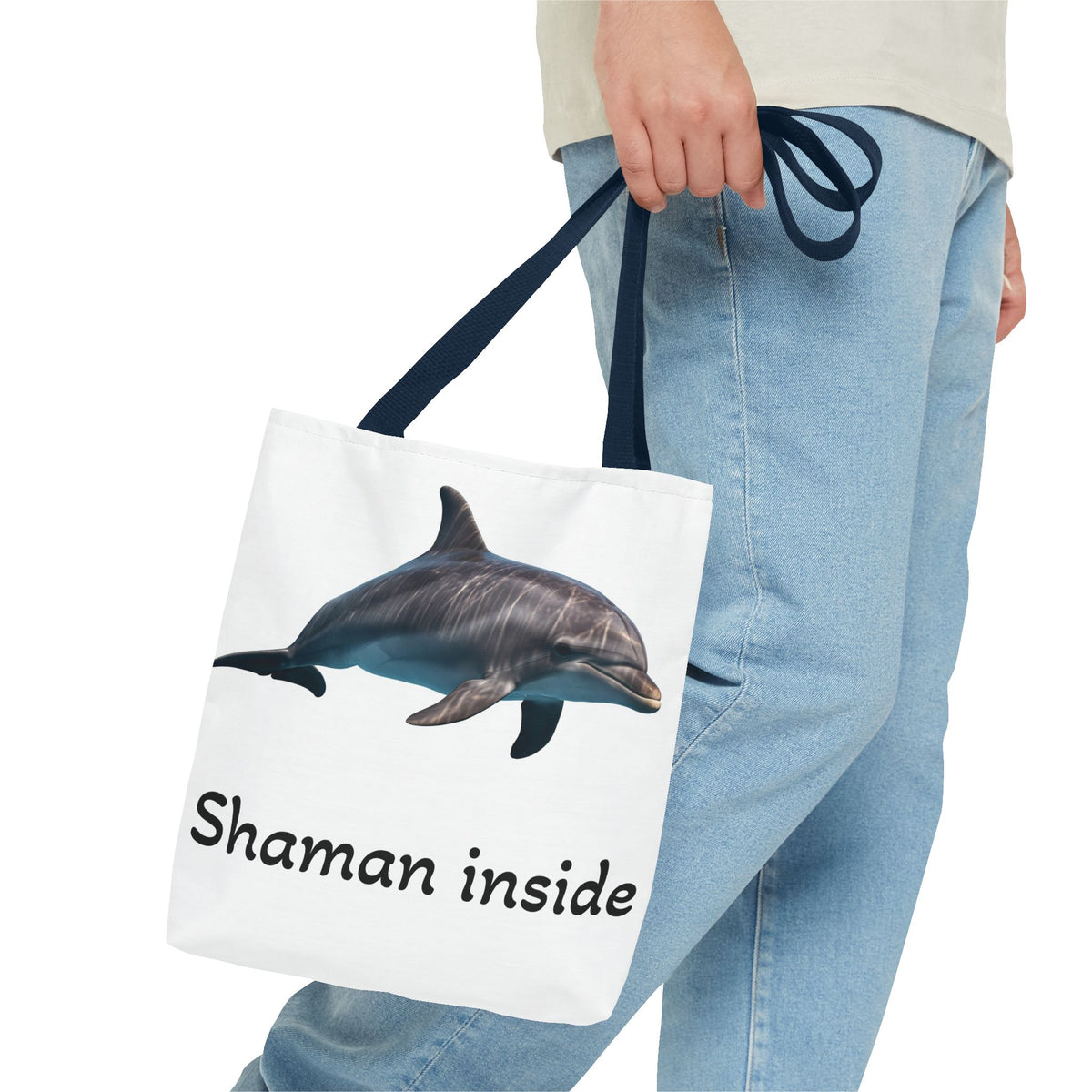 Borsa tote con grafica "Shaman Inside" di Dolphin