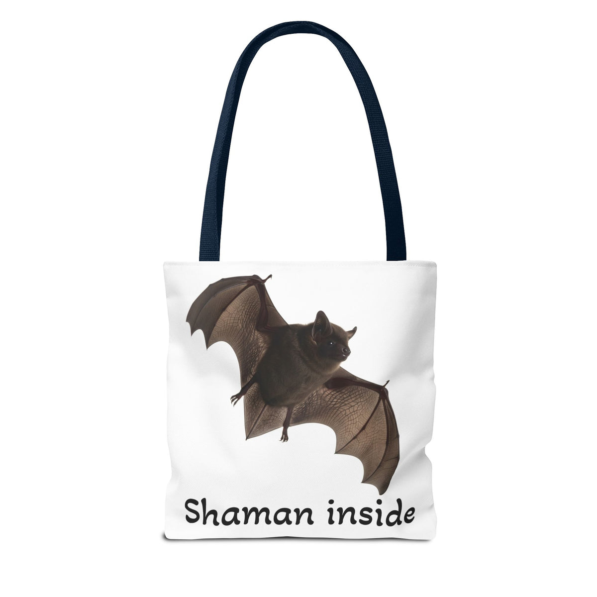 Shaman Inside Tote Bag – Bat Spirit Animal Canvas Tote