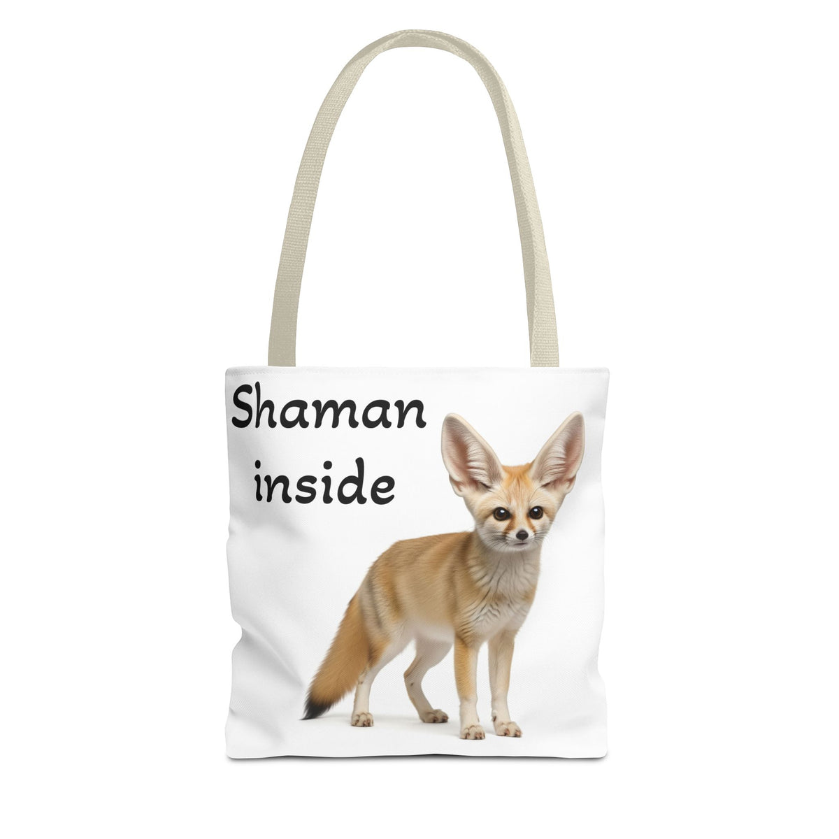 Borsa tote Shaman Inside Fennec Fox – Graziosa borsa per la spesa e per tutti i giorni con stampa di animale spirituale