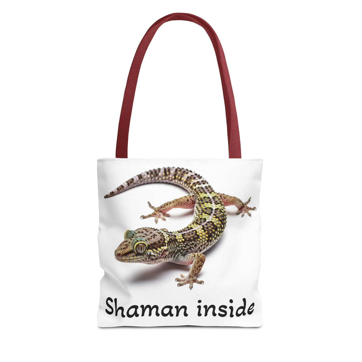 Tote — 'Shaman Inside' Gecko Graphic Tote Bag