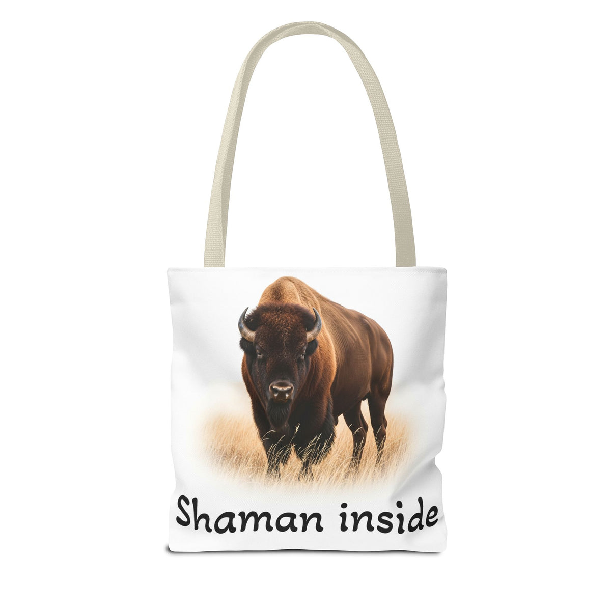 Buffalo 'Shaman Inside' Tote Bag