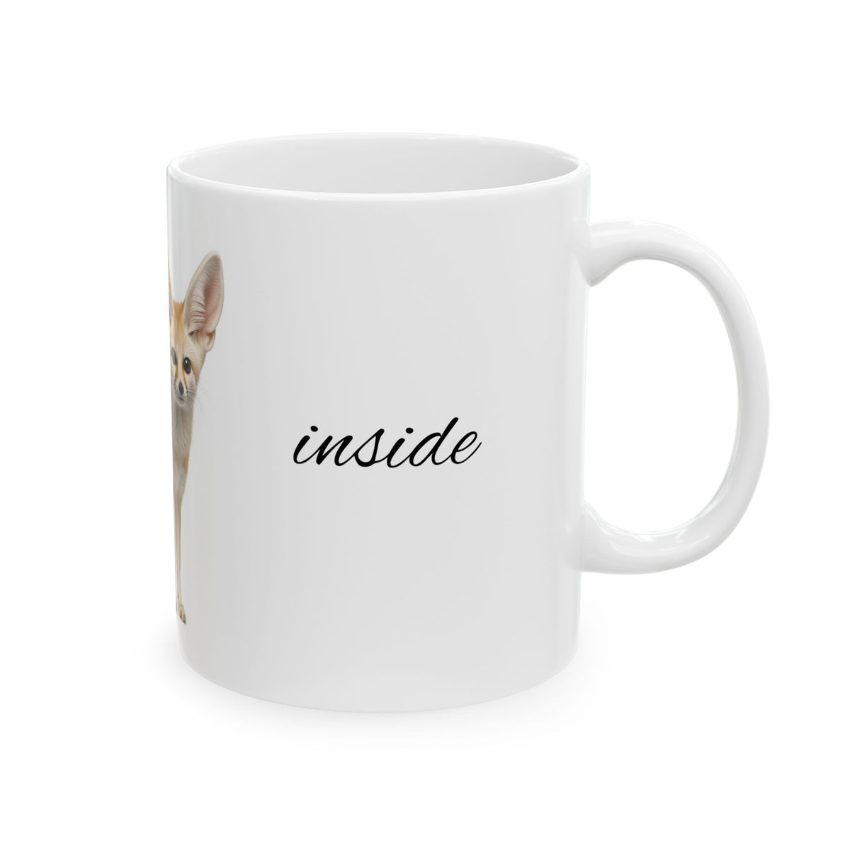 🦊 Fennec Spirit Mug – Quiet Alertness